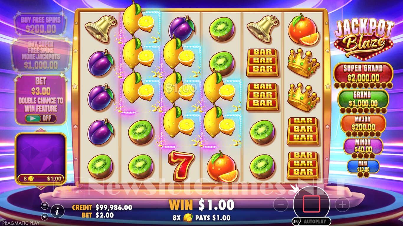 Jackpot Blaze Slot Slot Image in Demo - pic. 3