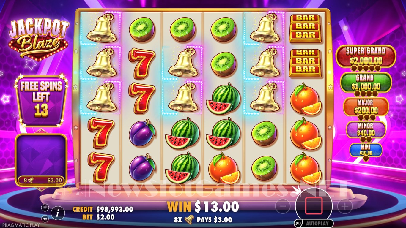 Jackpot Blaze Slot Slot Image in Demo - pic. 8