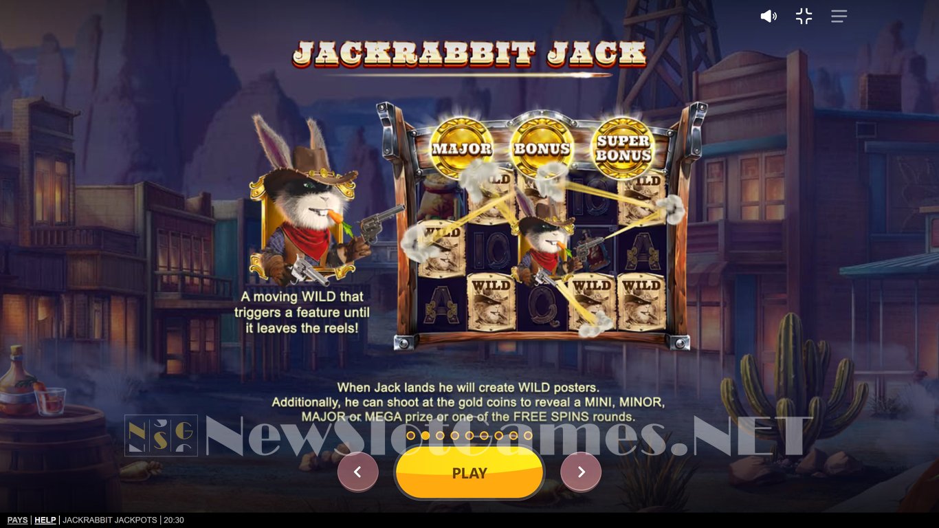 Jackrabbit Jackpots Slot Demo Image