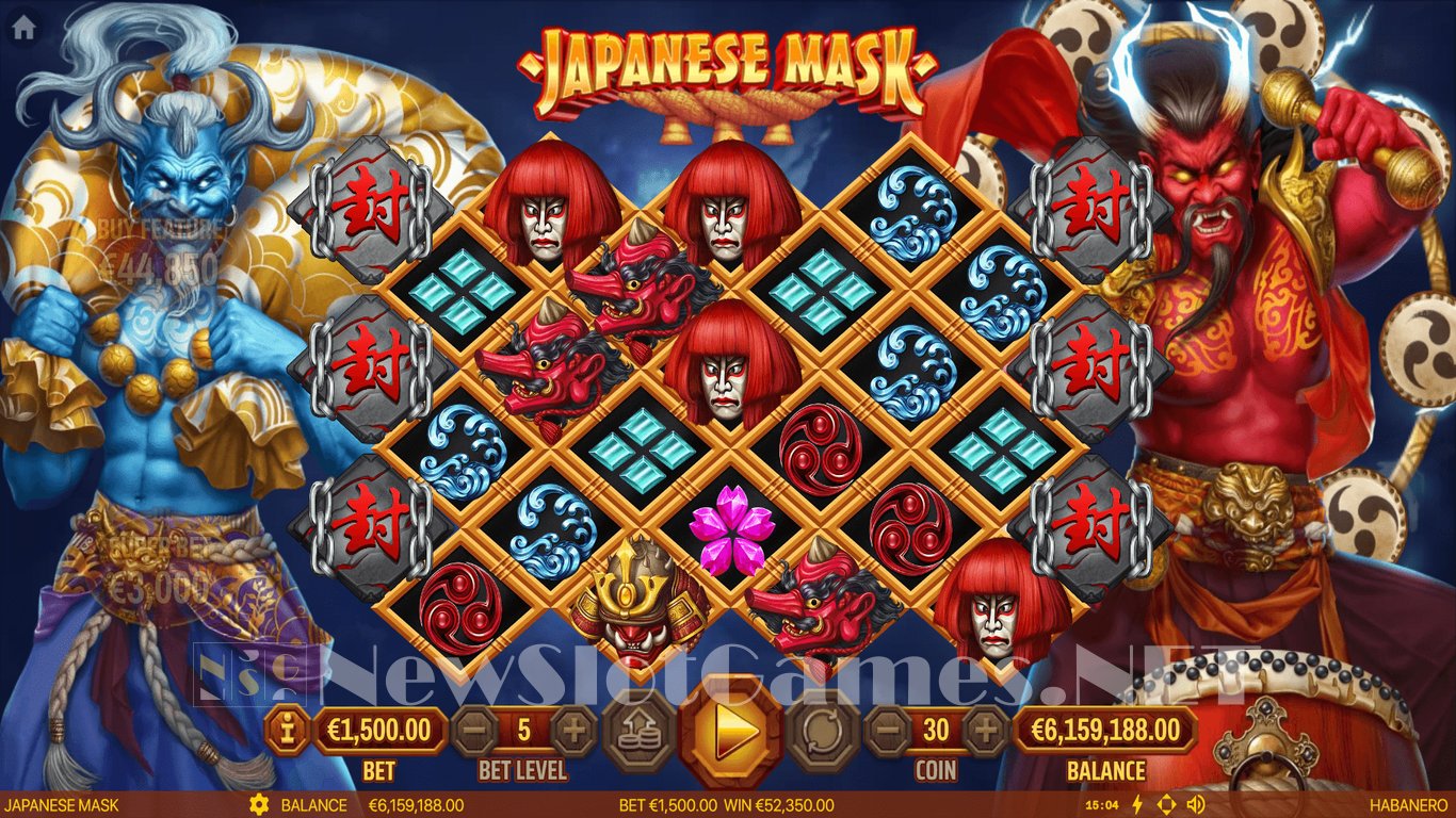 Japanese Mask Slot Slot Image in Demo - pic. 5