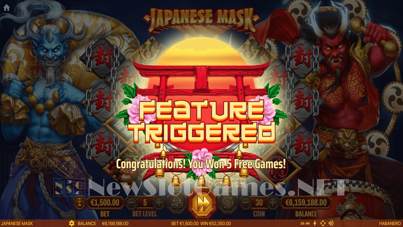 Japanese Mask Slot Slot Image in Demo - pic. 8