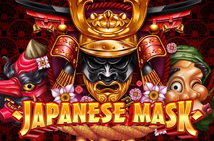 Japanese Mask Slot Logo