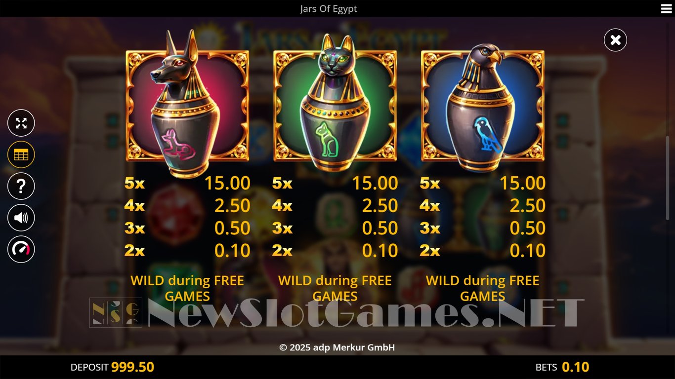 Jars of Egypt Slot Slot Image in Demo - pic. 5