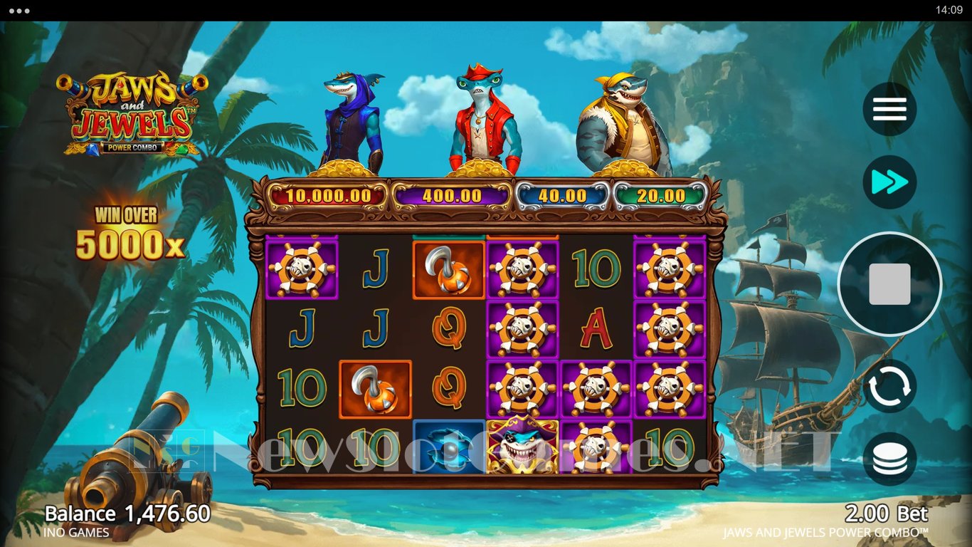 Jaws and Jewels Power Combo Slot Slot Image in Demo - pic. 2