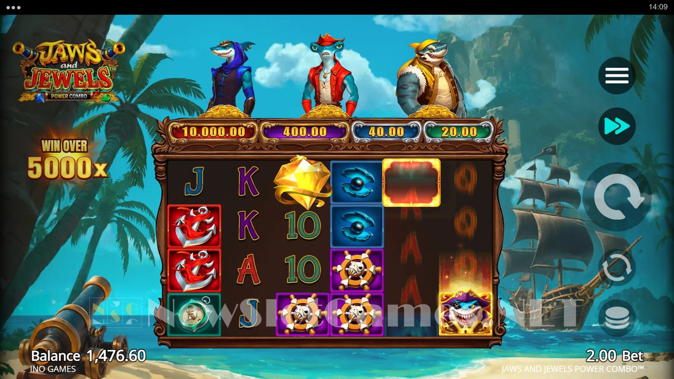 Jaws and Jewels Power Combo Slot Slot Image in Demo - pic. 3