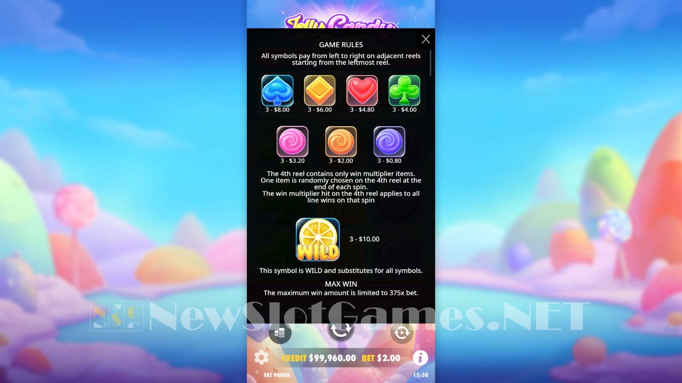 Jelly Candy Slot Slot Image in Demo - pic. 6