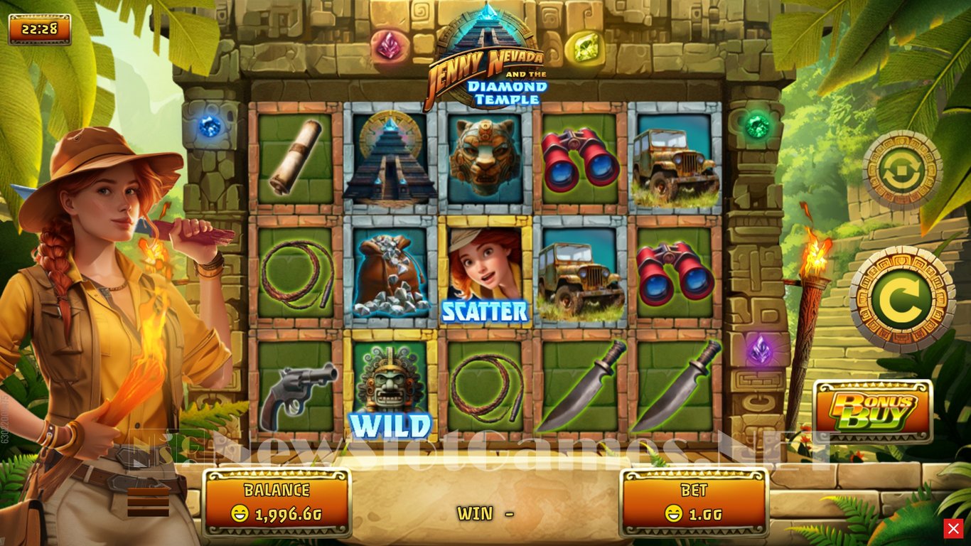 Jenny Nevada and the Diamond Temple Slot Slot Image in Demo - pic. 4