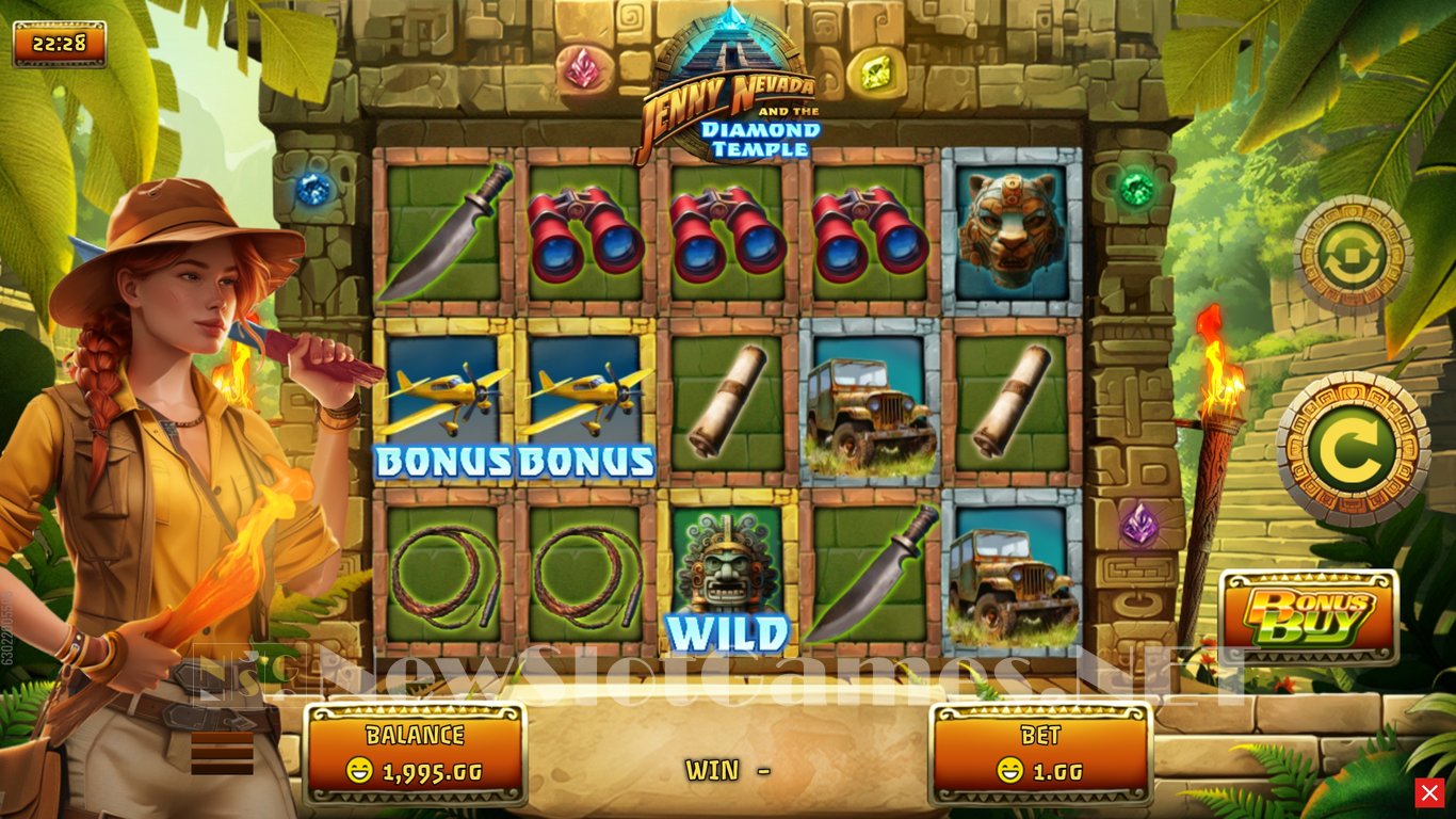 Jenny Nevada and the Diamond Temple Slot Slot Image in Demo - pic. 5