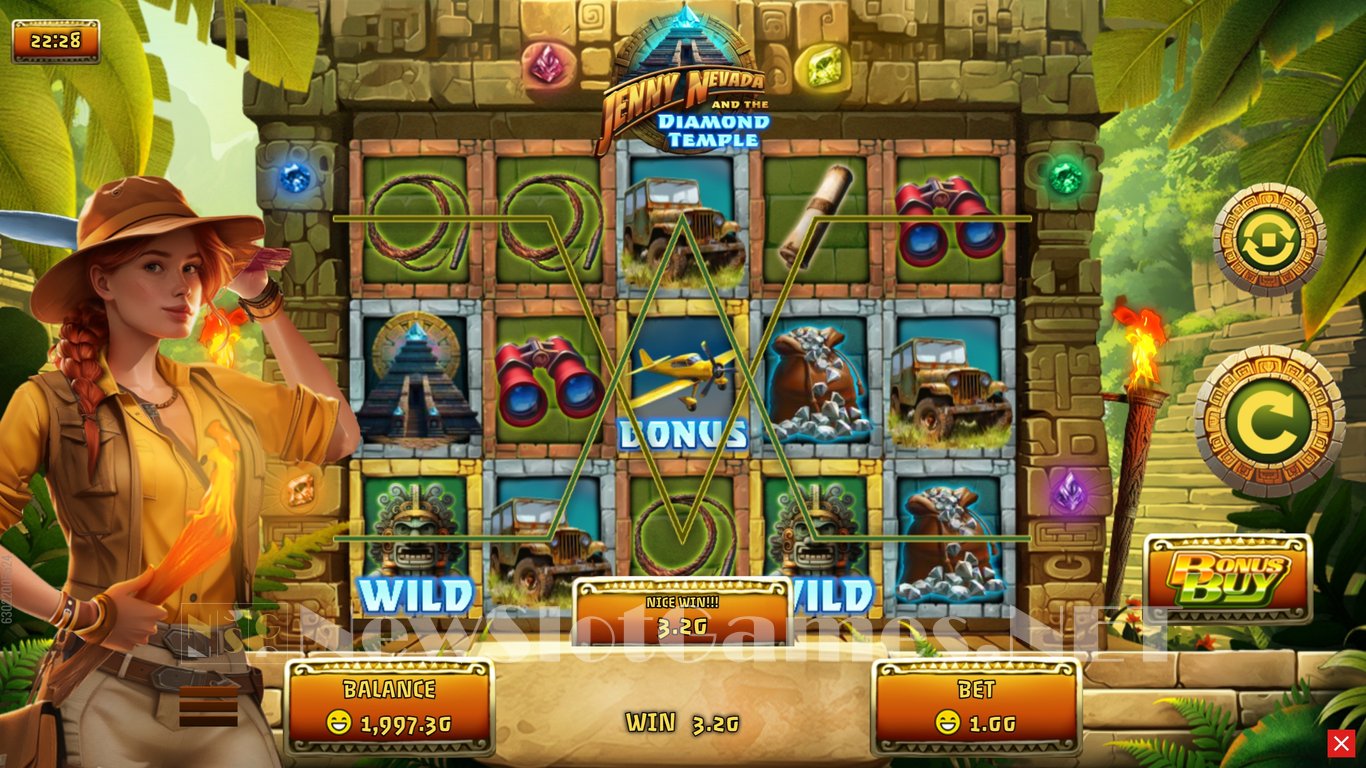 Jenny Nevada and the Diamond Temple Slot Slot Image in Demo - pic. 6