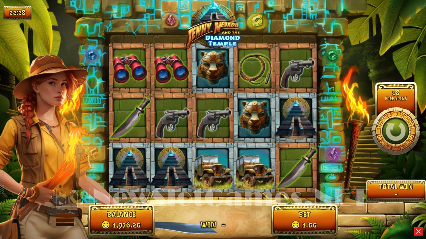 Jenny Nevada and the Diamond Temple Slot Slot Image in Demo - pic. 9