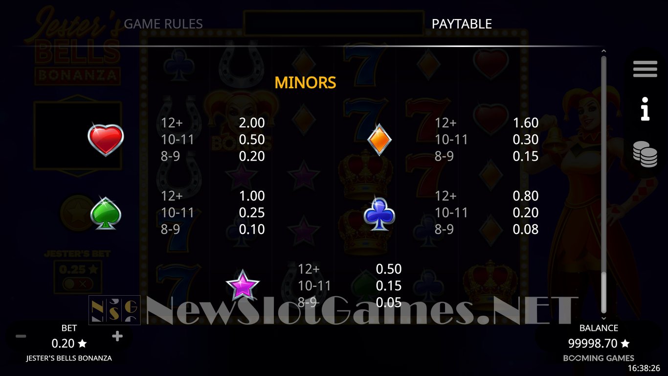 Jesters Bells Bonanza Slot Slot Image in Demo - pic. 8