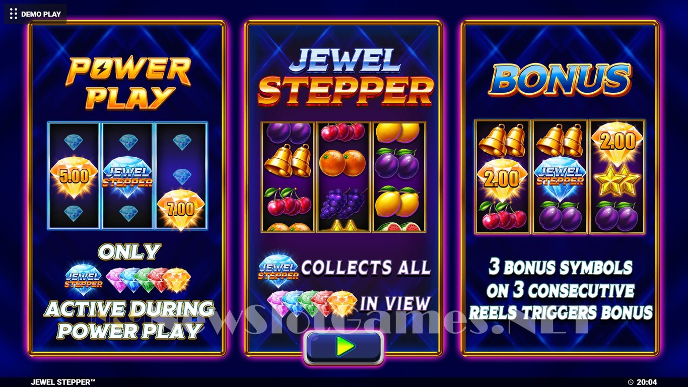 Jewel Stepper Slot Demo Image