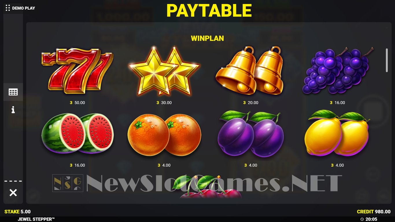 Jewel Stepper Slot Slot Image in Demo - pic. 6