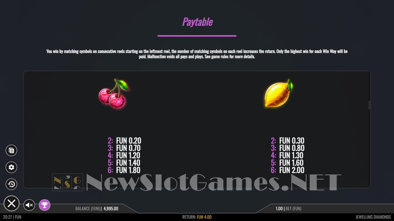 Jewelling Diamonds Slot Slot Image in Demo - pic. 10