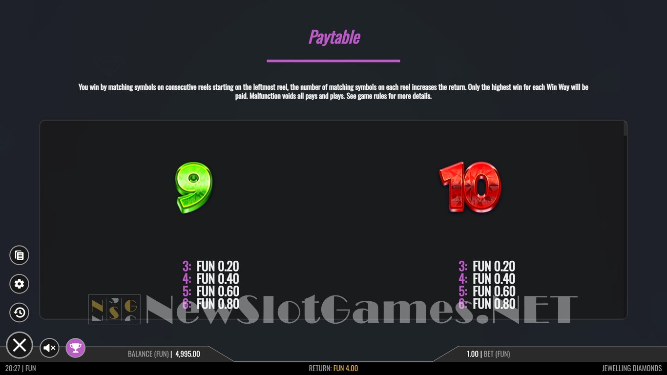 Jewelling Diamonds Slot Slot Image in Demo - pic. 7