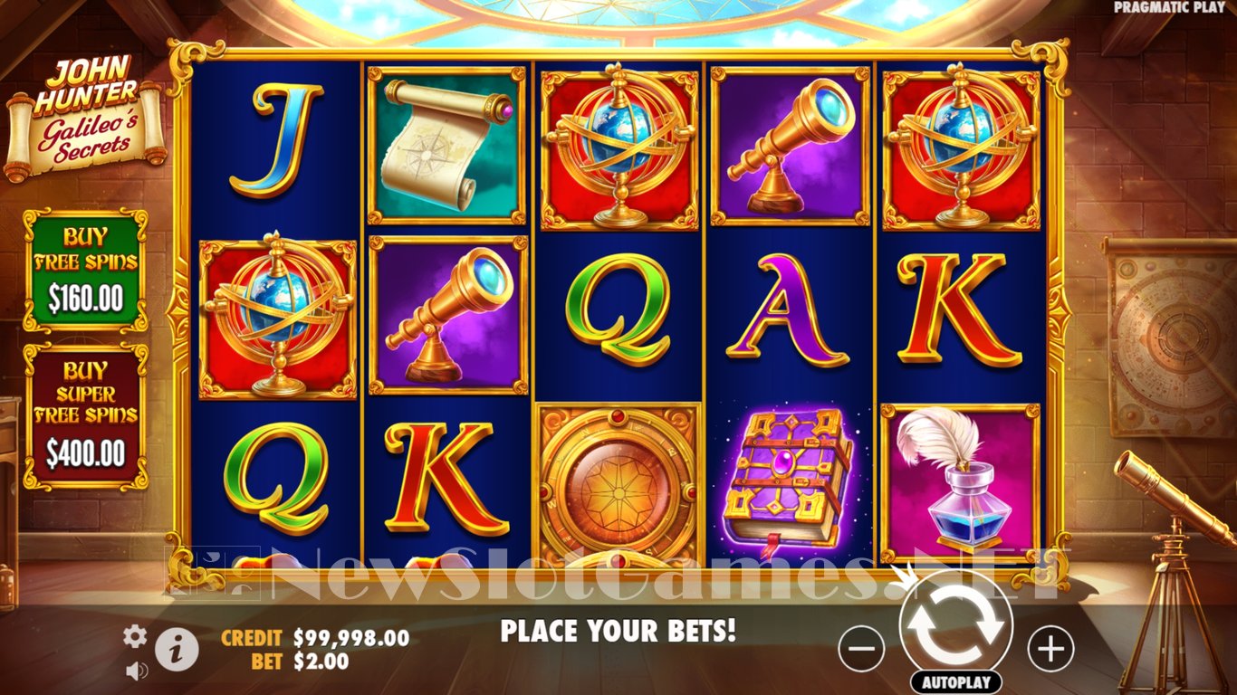 John Hunter and Galileos Secrets Slot Slot Image in Demo - pic. 2
