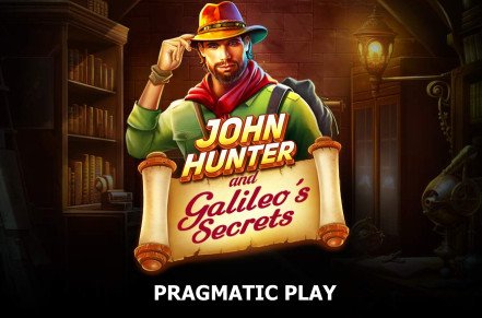 John Hunter and Galileos Secrets Slot Logo