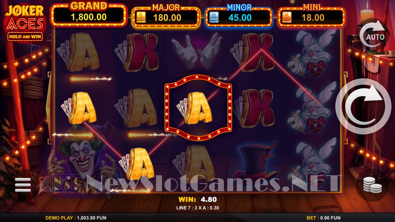 Joker Aces Hold & Win Slot Slot Image in Demo - pic. 2