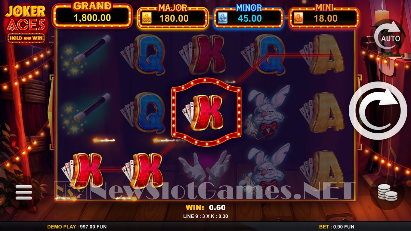 Joker Aces Hold & Win Slot Slot Image in Demo - pic. 6