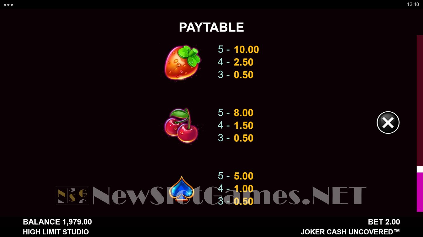 Joker Cash Uncovered Slot Slot Image in Demo - pic. 10