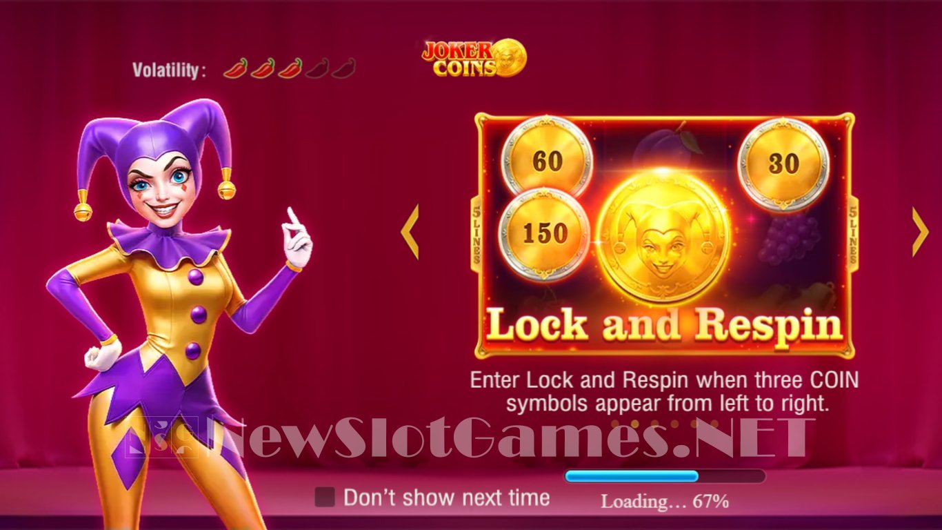 Joker Coins Hit The Cash Slot Demo Image