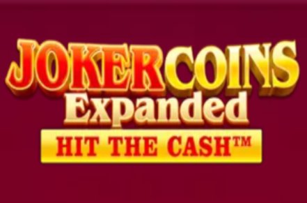 Joker Coins Expanded Hit the Cash Slot Logo