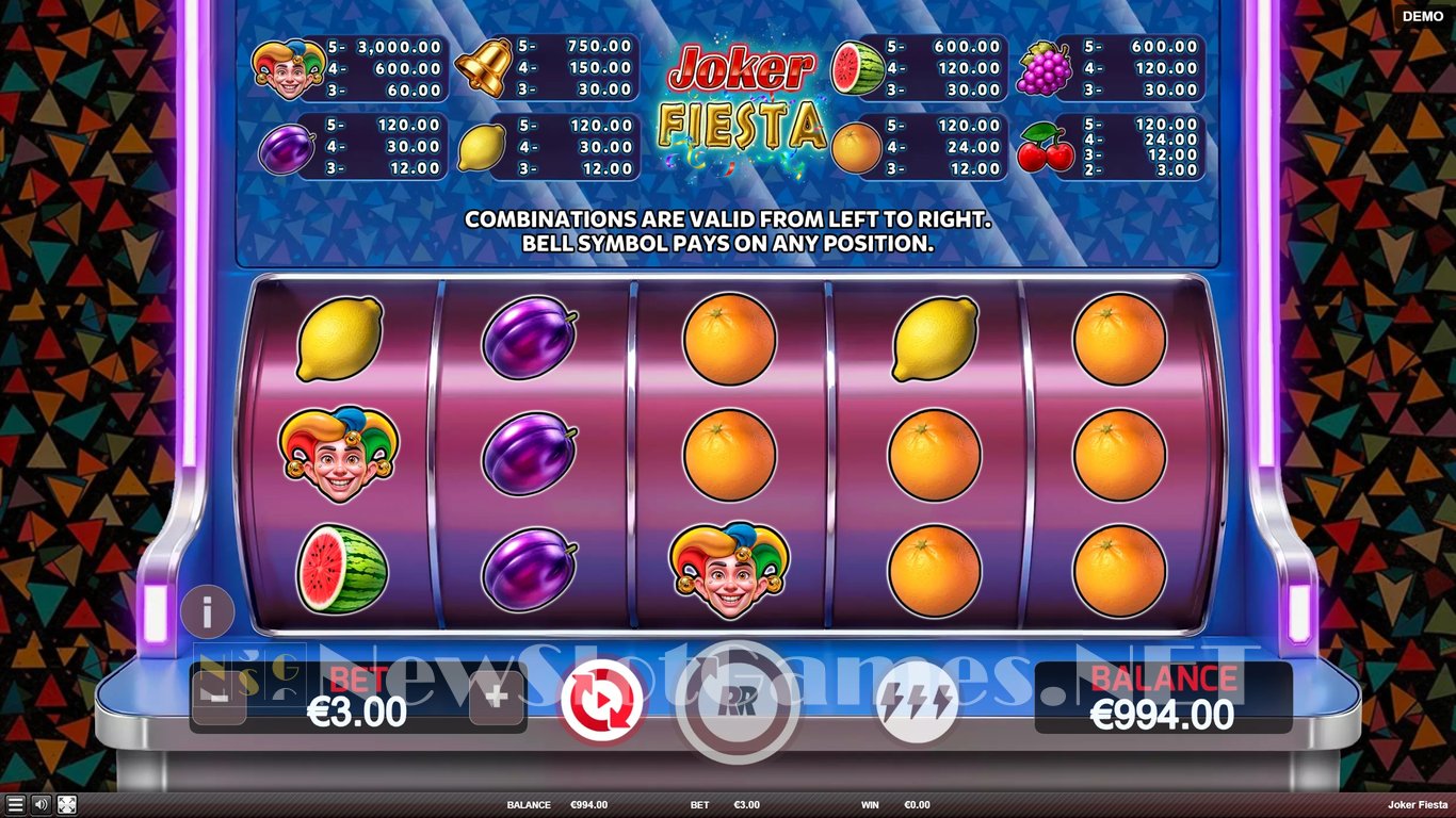 Joker Fiesta Slot Slot Image in Demo - pic. 2