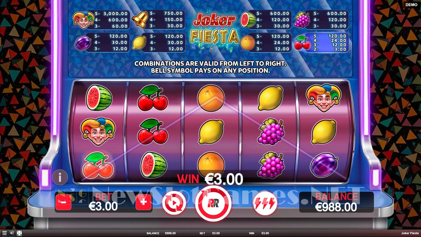 Joker Fiesta Slot Slot Image in Demo - pic. 5