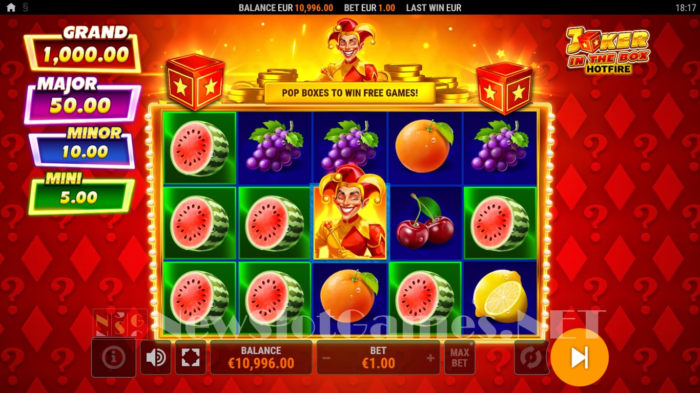 Joker in the Box Hotfire Slot Slot Image in Demo - pic. 2