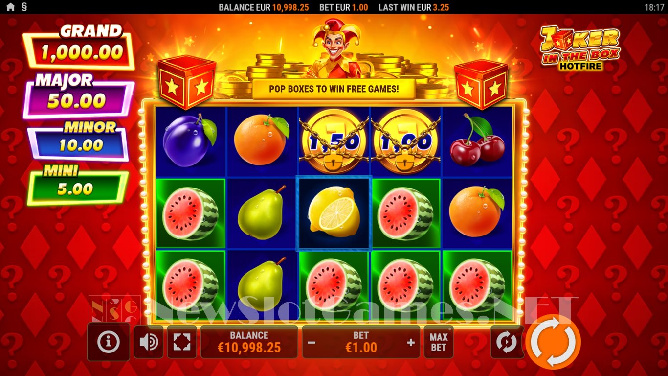 Joker in the Box Hotfire Slot Slot Image in Demo - pic. 3