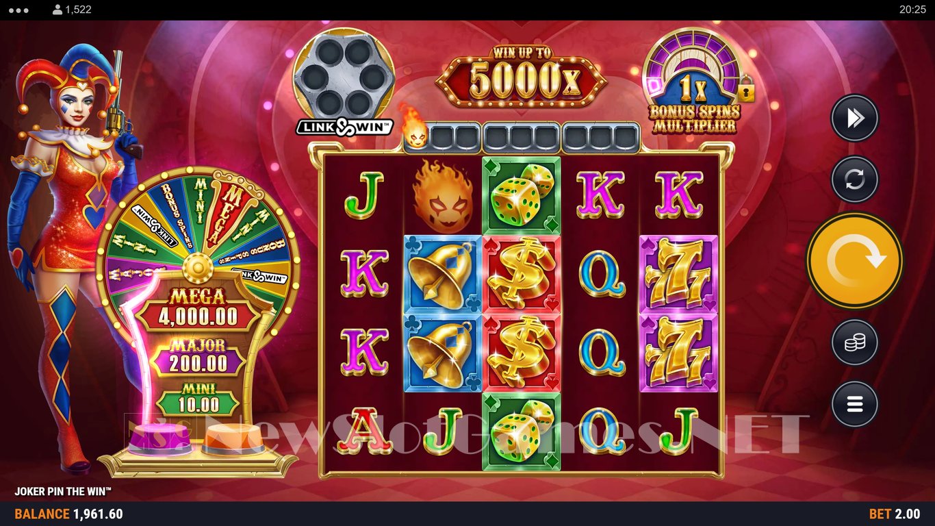 Joker Pin The Win Link & Win Slot Demo Image