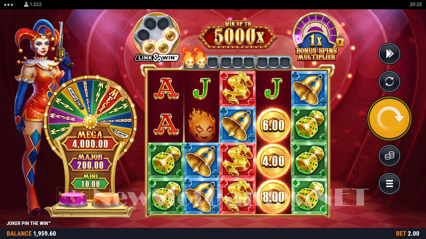 Joker Pin The Win Link & Win Slot Slot Image in Demo - pic. 2
