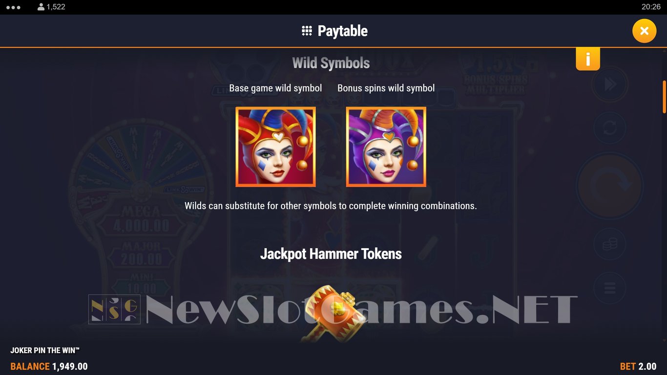 Joker Pin The Win Link & Win Slot Slot Image in Demo - pic. 5