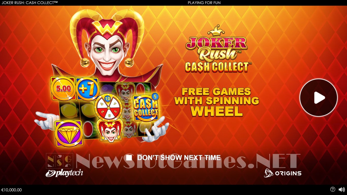 Joker Rush Collect Em Slot Demo Image