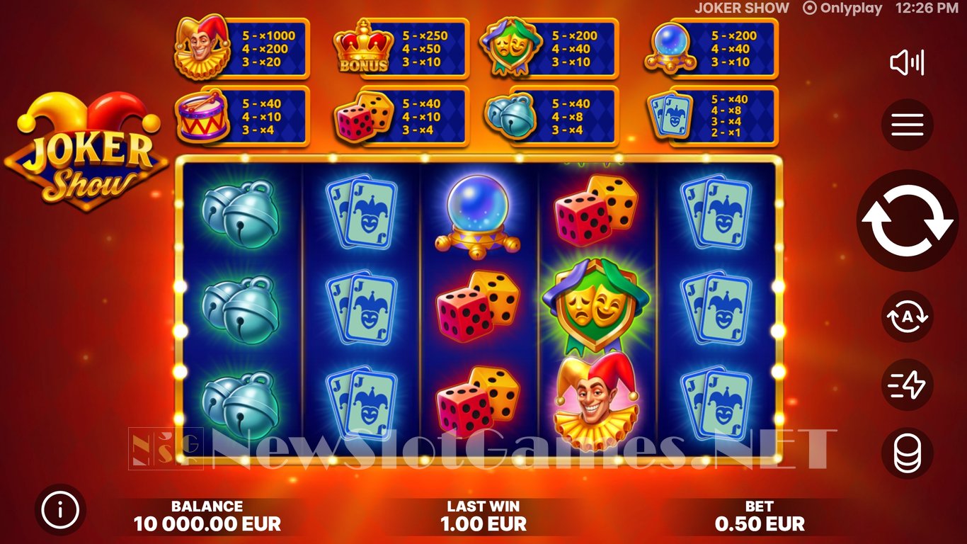 Joker Show Slot Demo Image