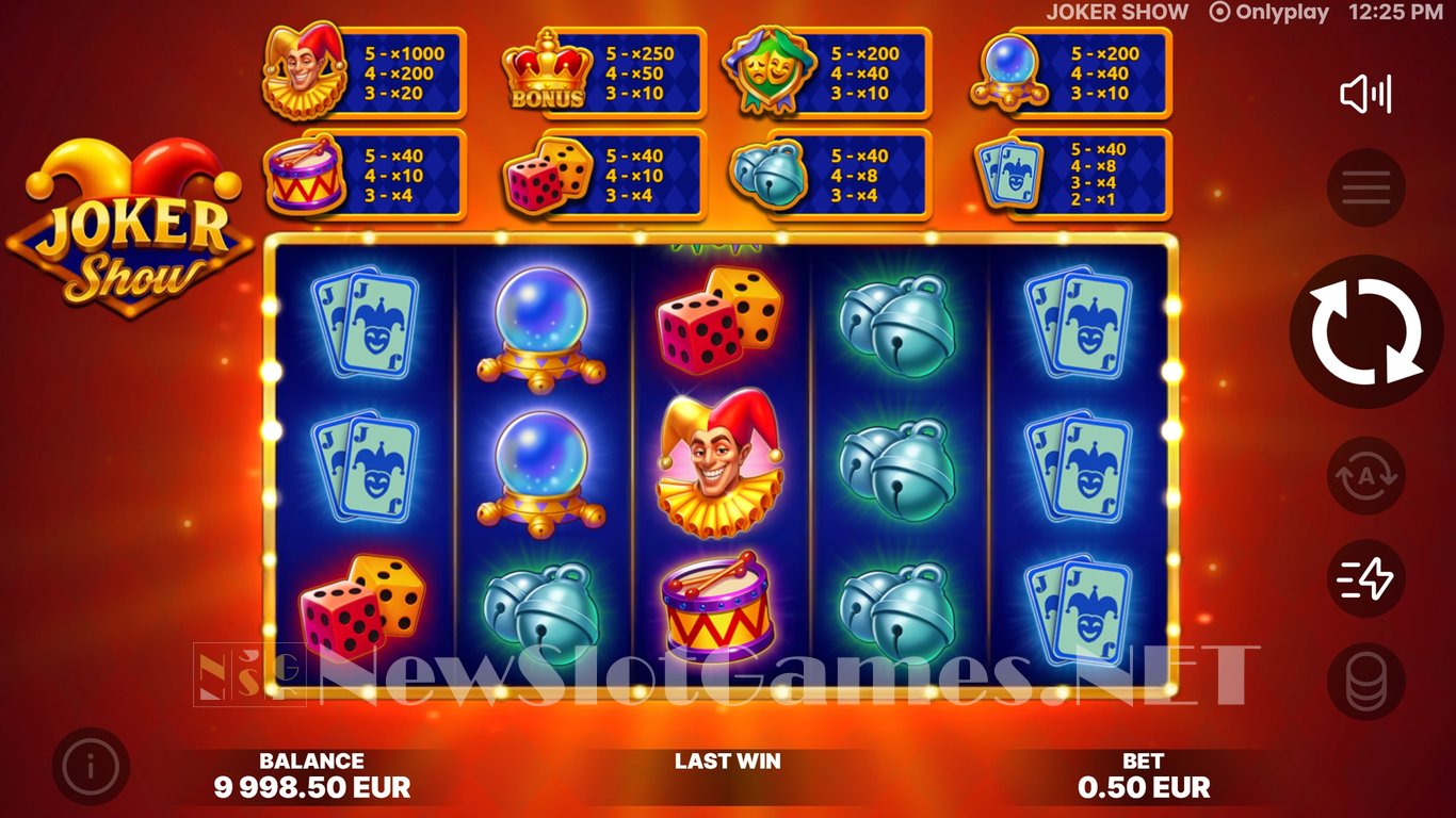 Joker Show Slot Slot Image in Demo - pic. 2