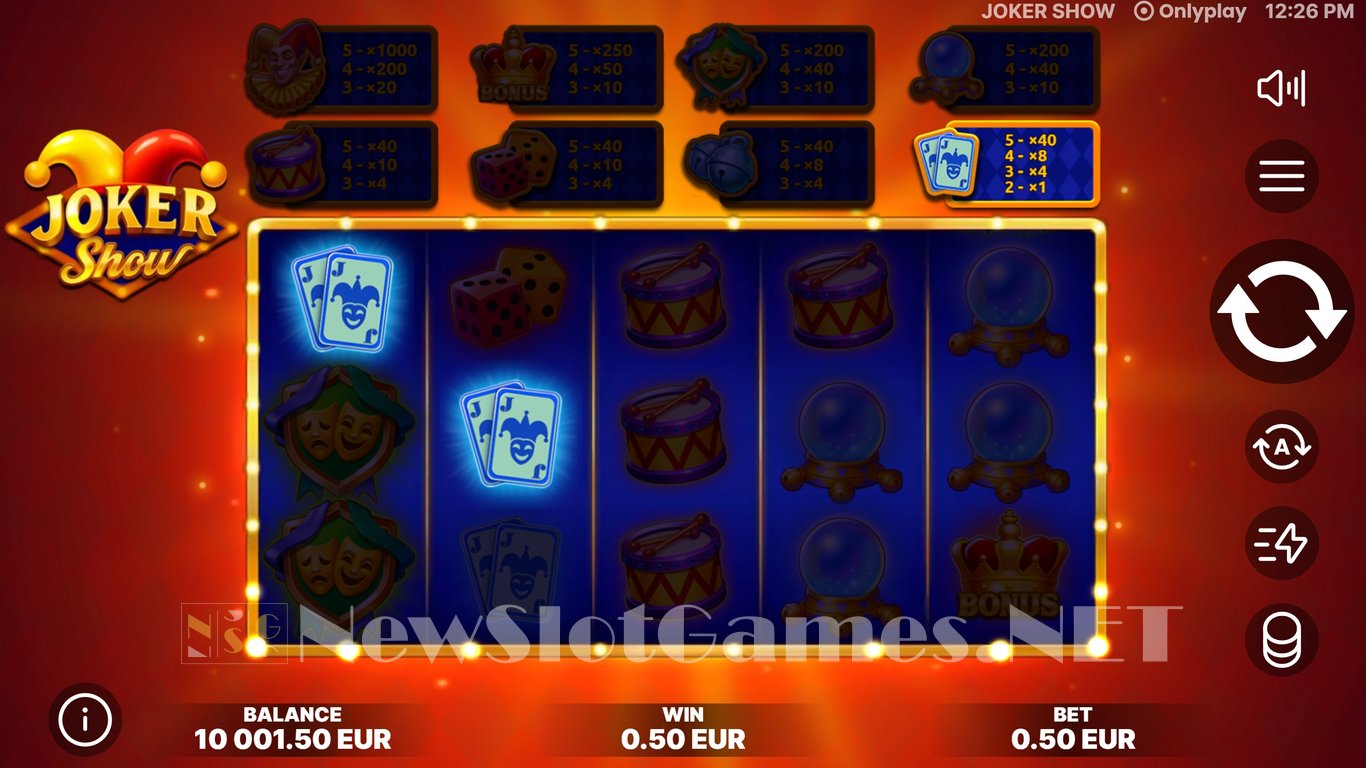 Joker Show Slot Slot Image in Demo - pic. 5