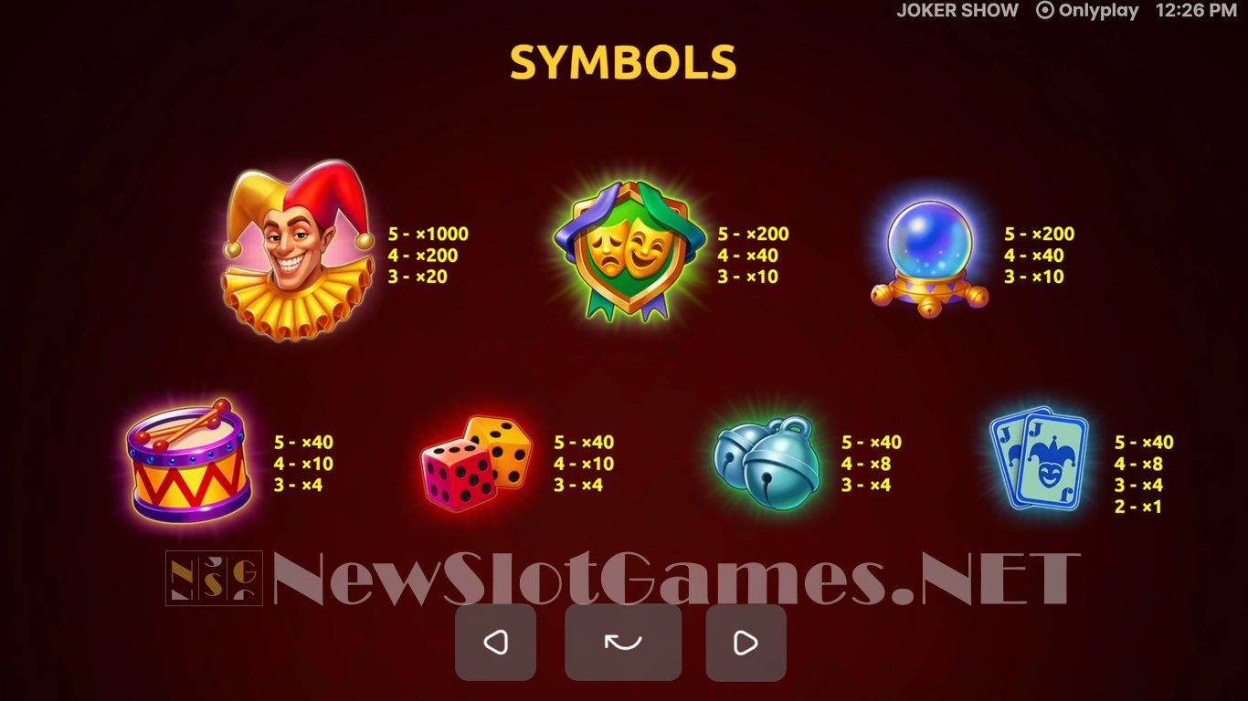 Joker Show Slot Slot Image in Demo - pic. 6