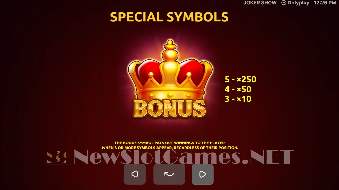Joker Show Slot Slot Image in Demo - pic. 7