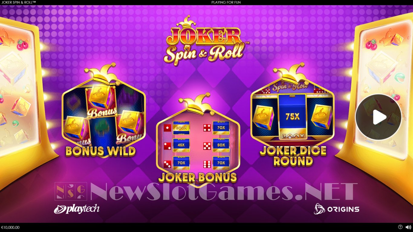 Joker Spin & Roll Slot Review & Demo by Playtech - Play Free Online