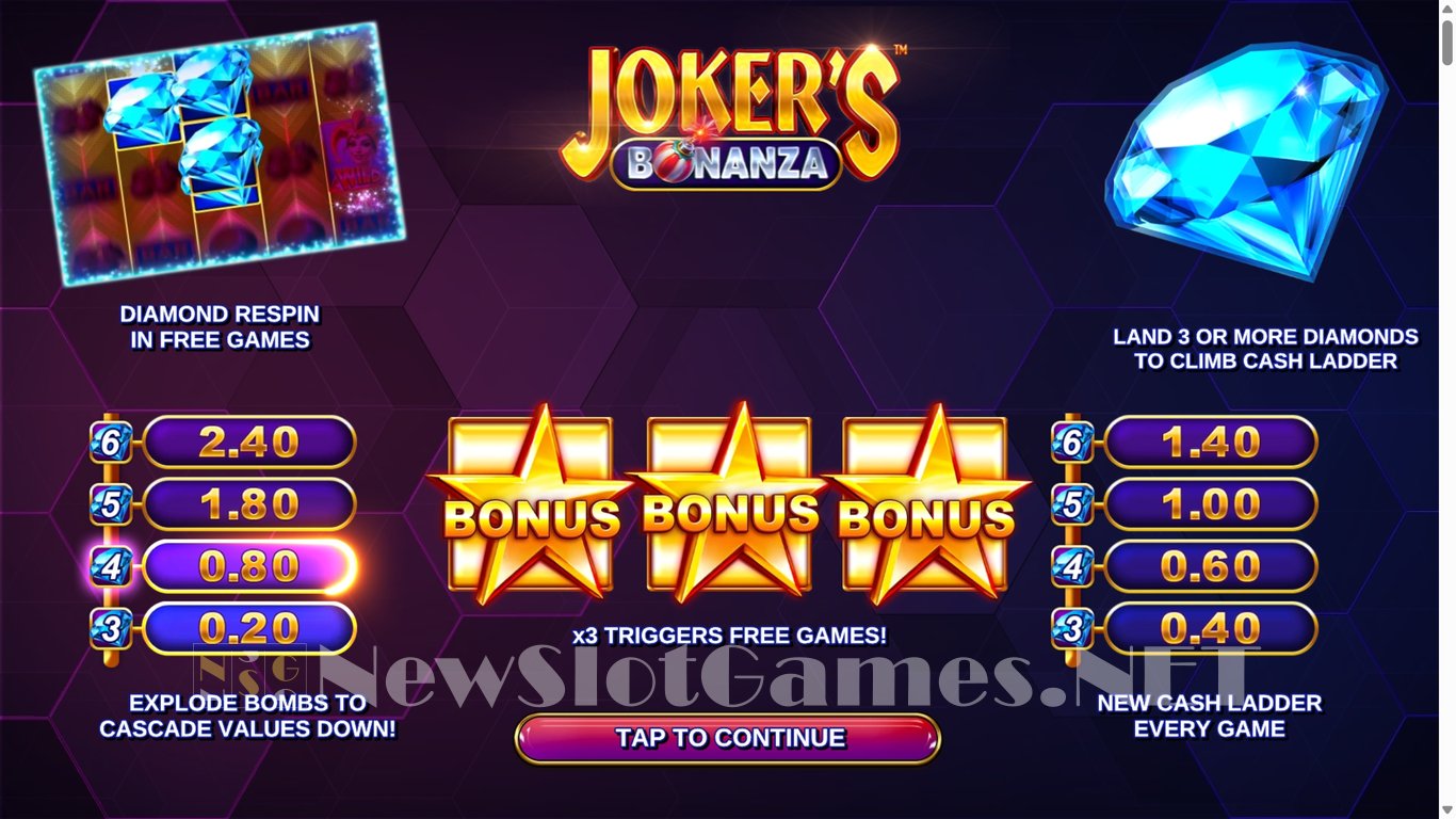 Jokers Bonanza Slot Demo Image