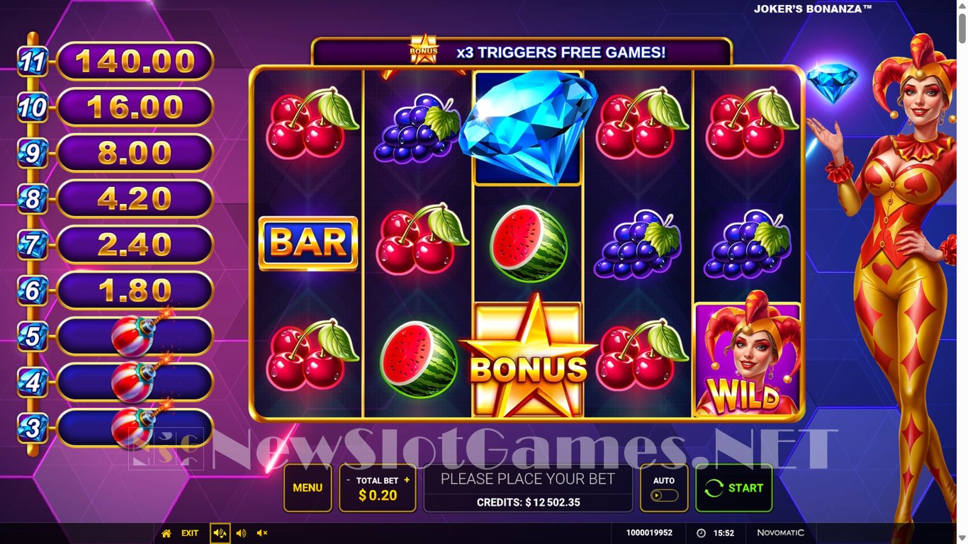 Jokers Bonanza Slot Slot Image in Demo - pic. 2