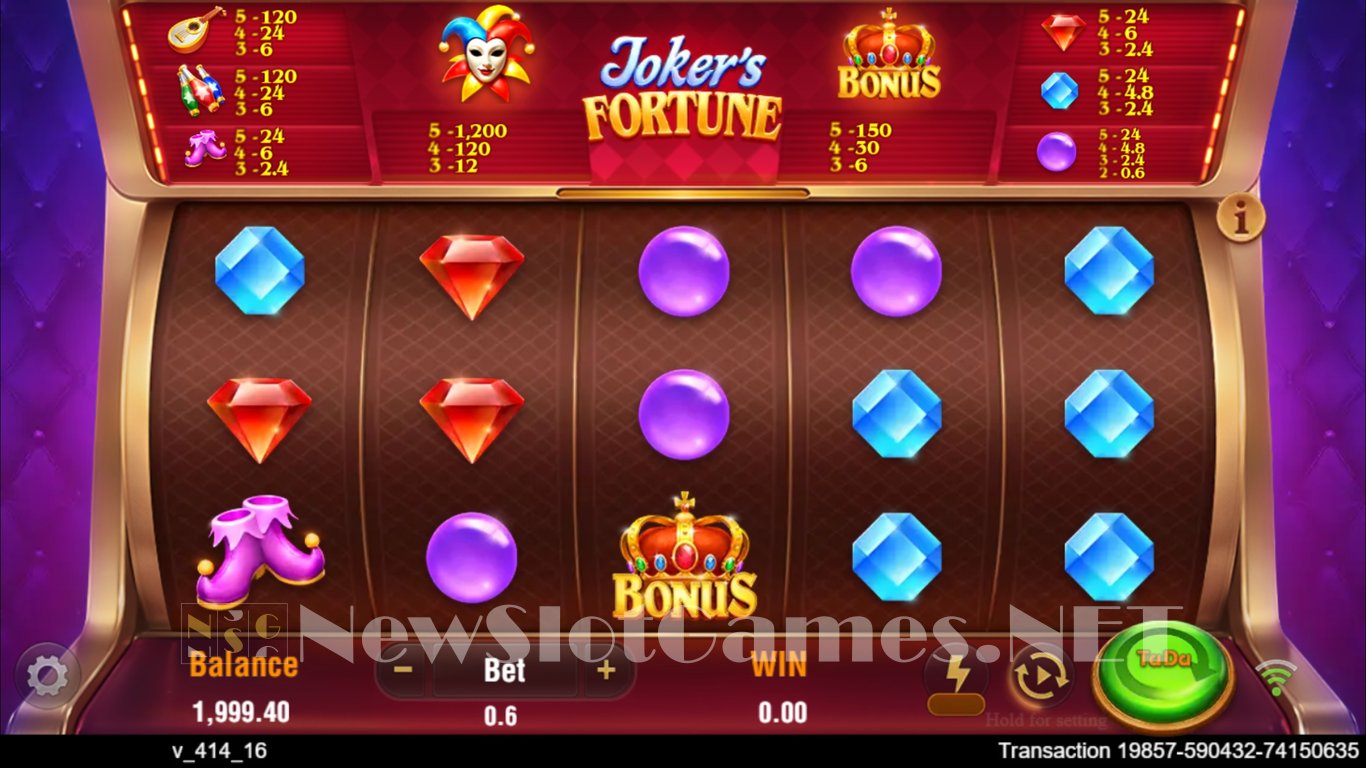Jokers Fortune Slot Demo Image