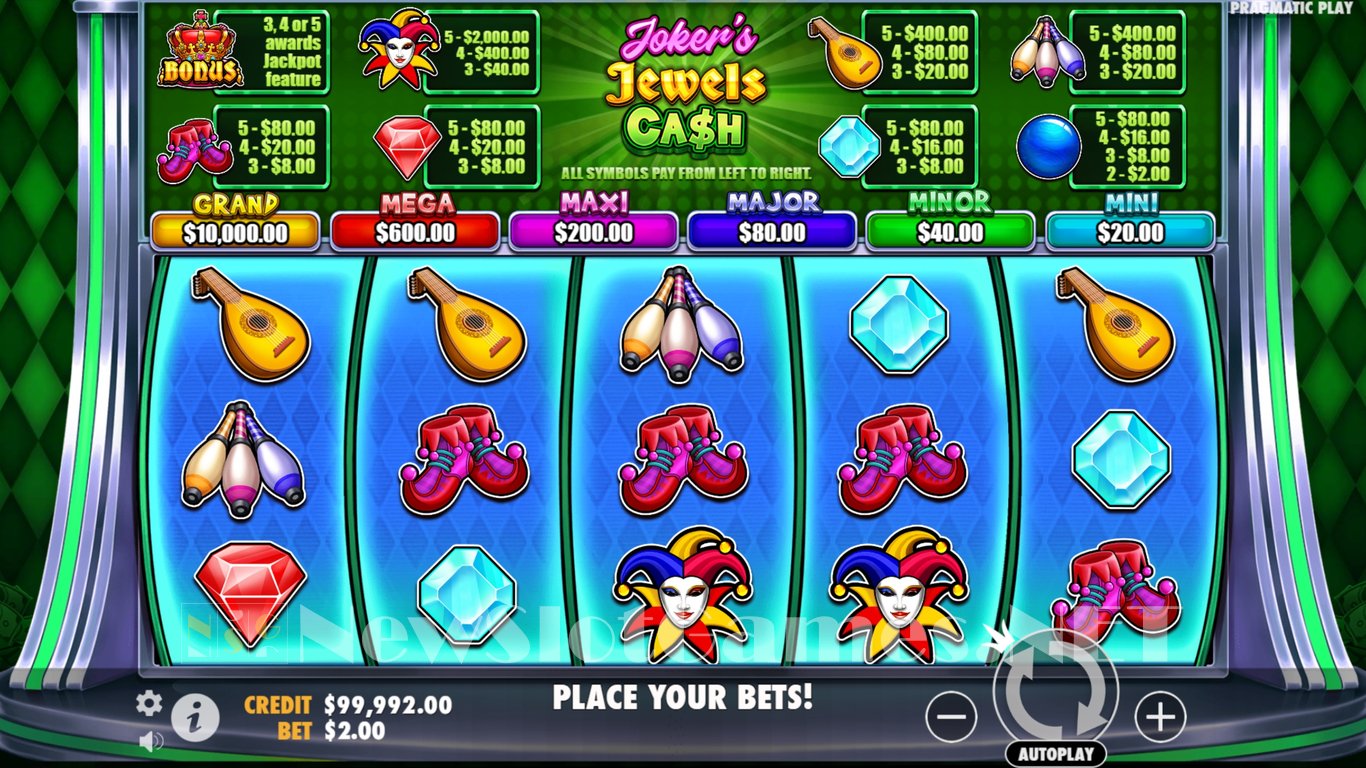 Jokers Jewels Cash Slot Slot Image in Demo - pic. 10