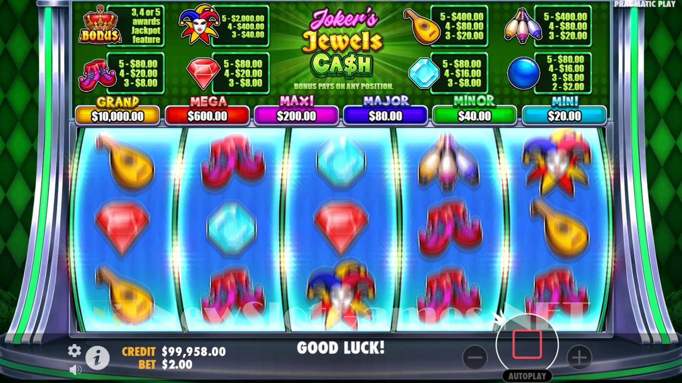 Jokers Jewels Cash Slot Slot Image in Demo - pic. 12