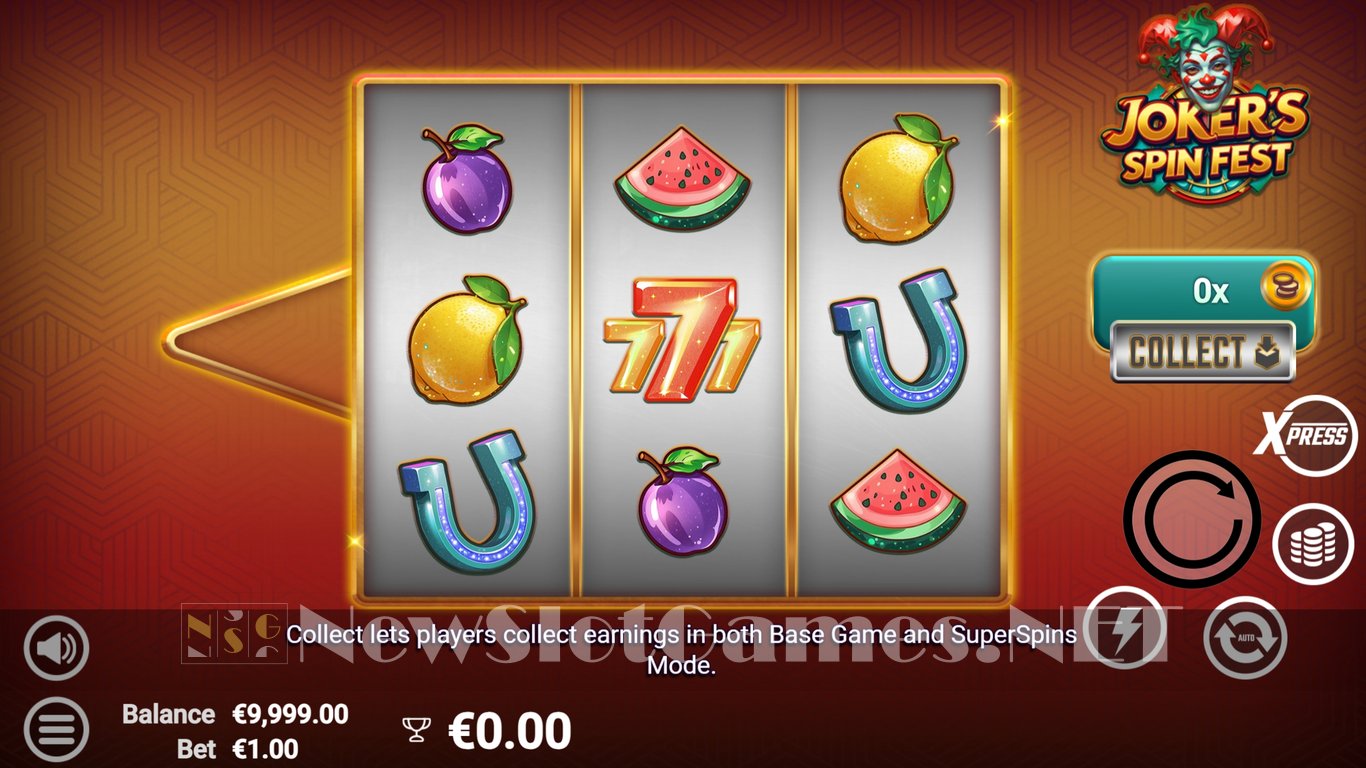 Jokers Spin Fest Slot Demo Image