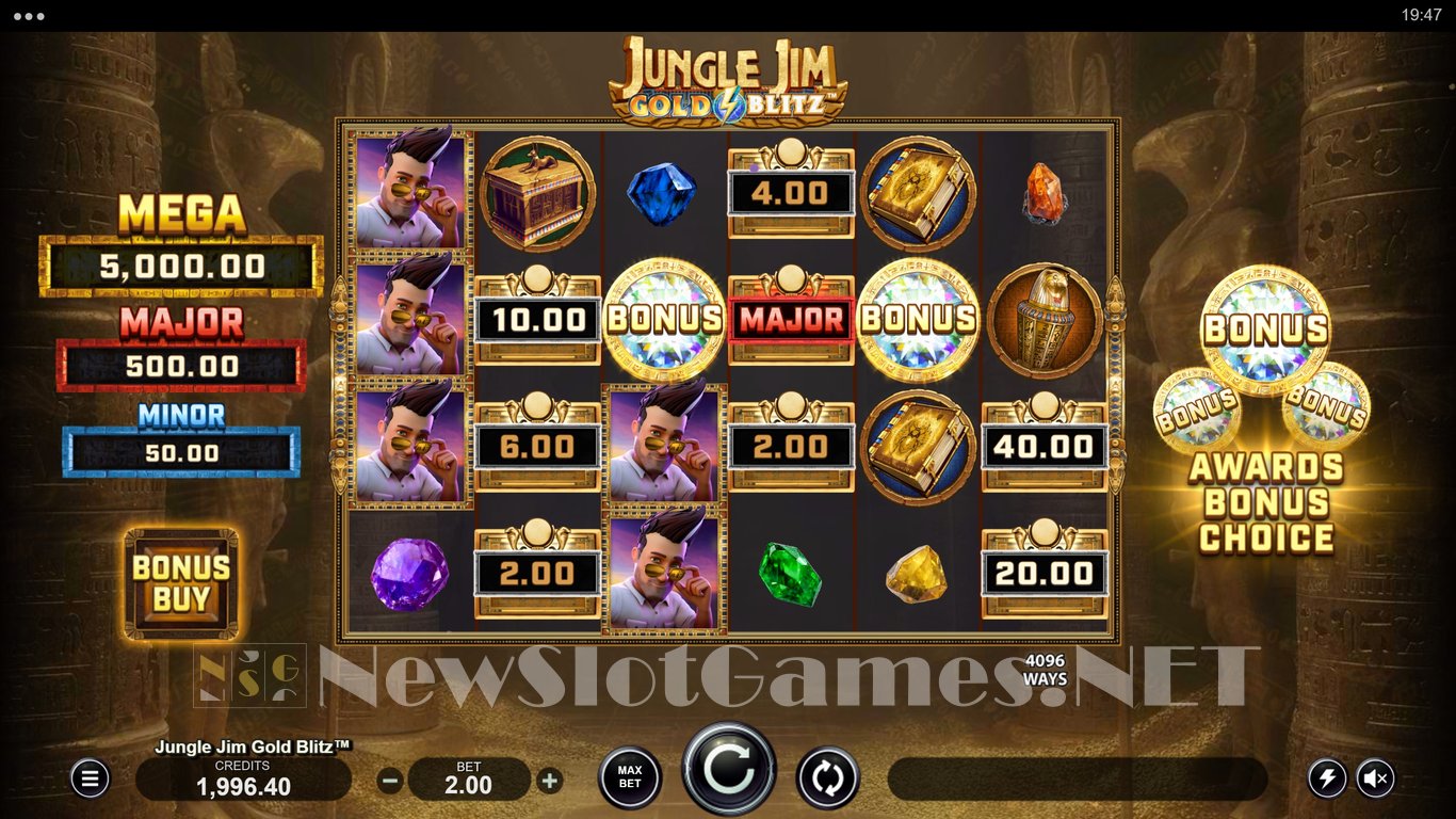 Jungle Jim Gold Blitz Slot Demo Image