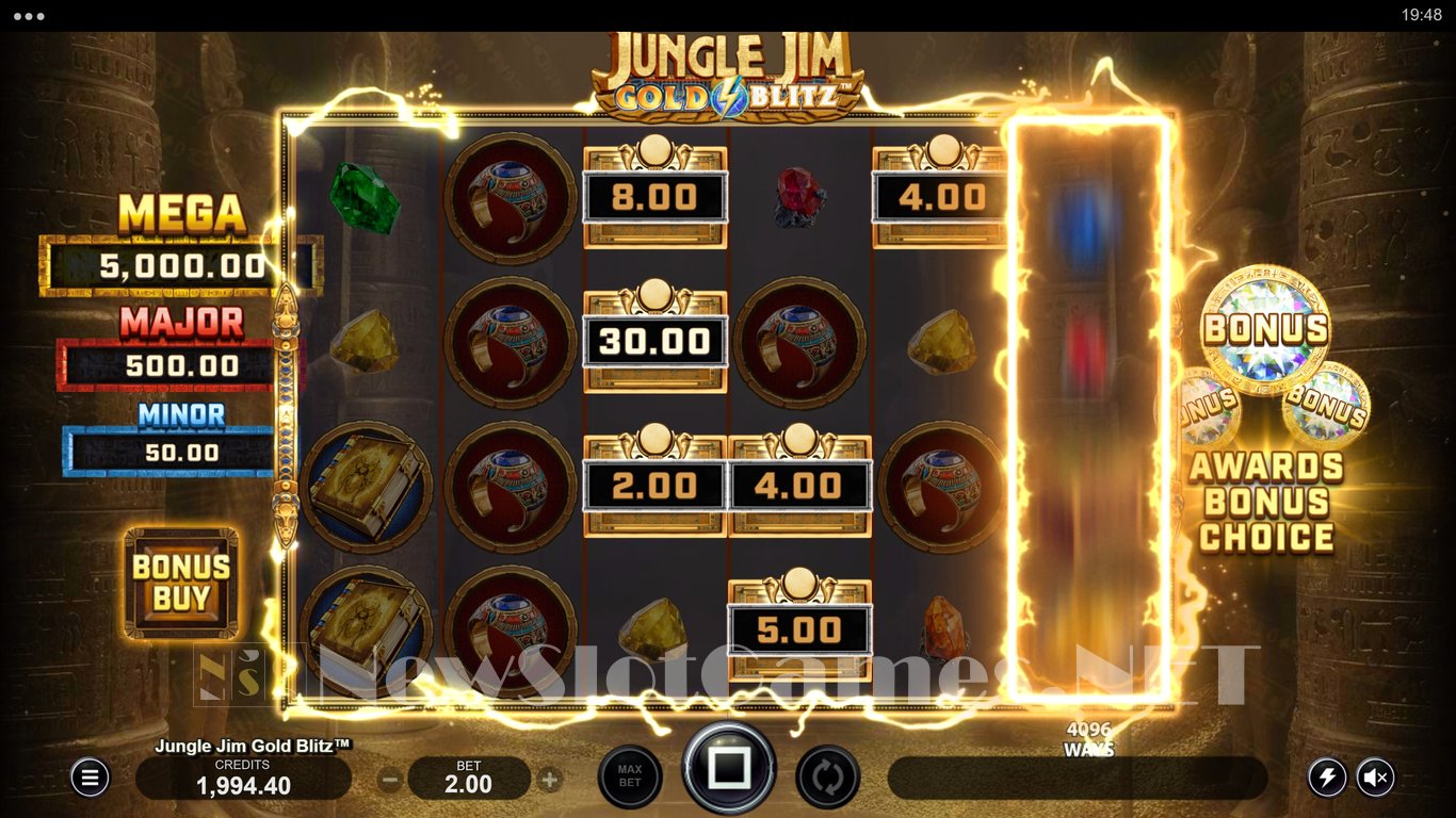 Jungle Jim Gold Blitz Slot Slot Image in Demo - pic. 2