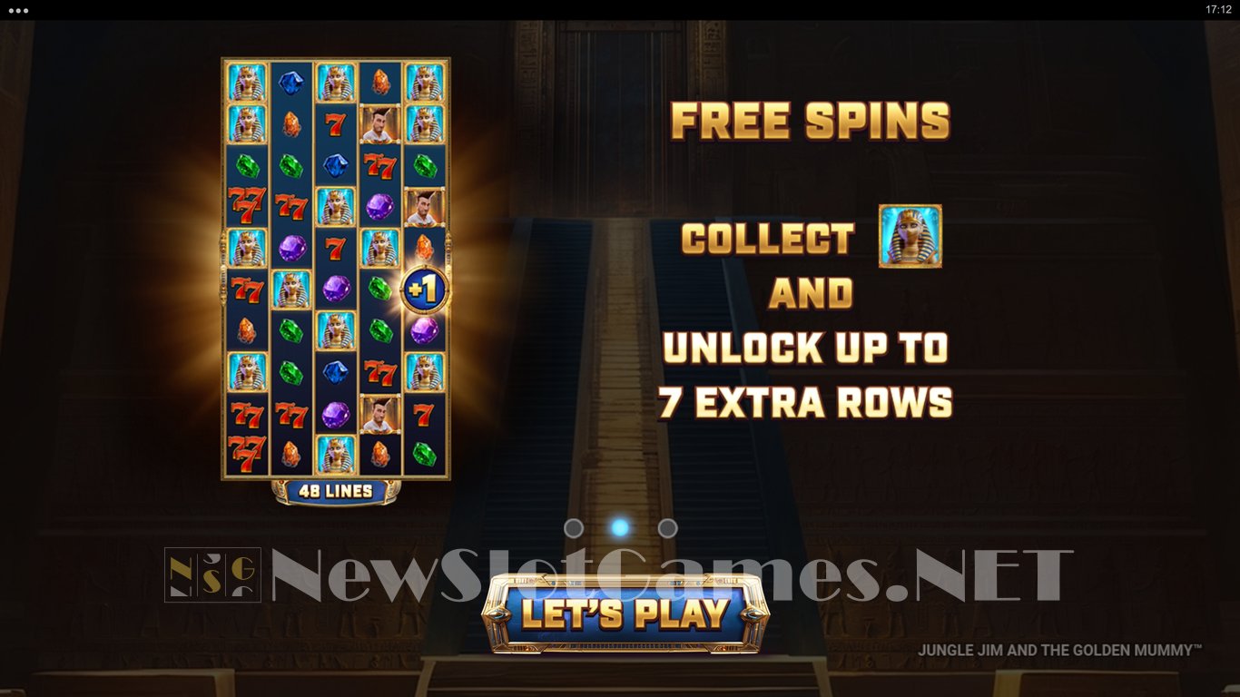 Jungle Jim and the Golden Mummy Slot Demo Image