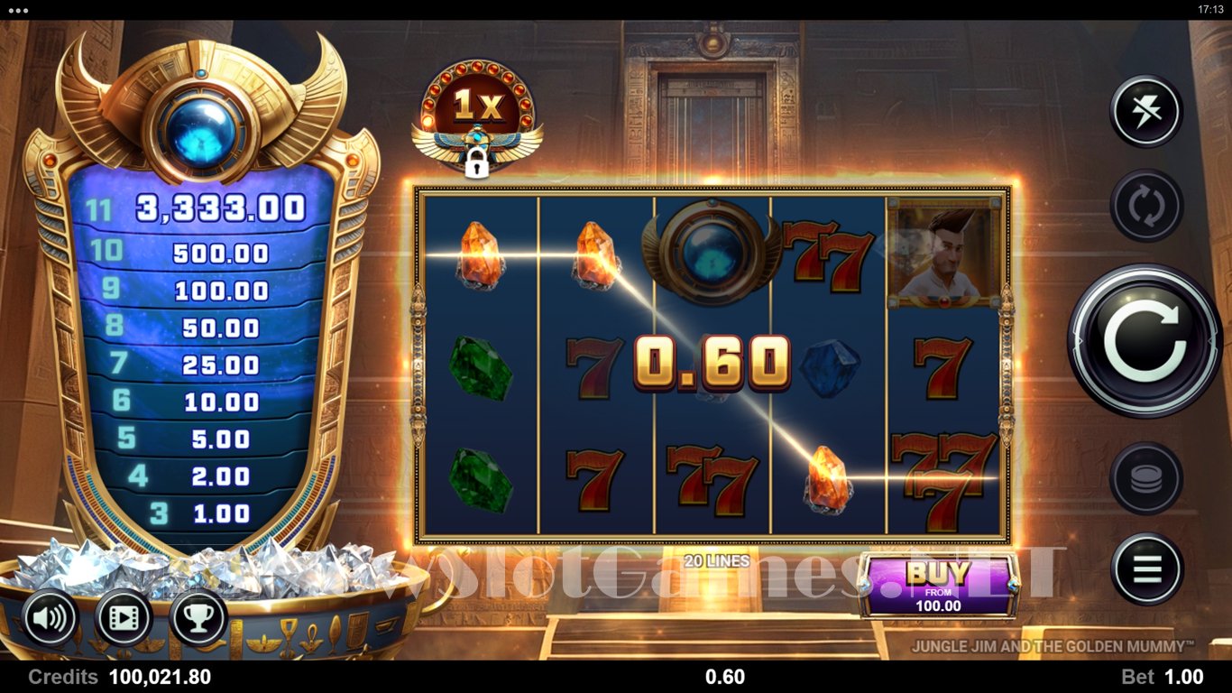 Jungle Jim and the Golden Mummy Slot Slot Image in Demo - pic. 6